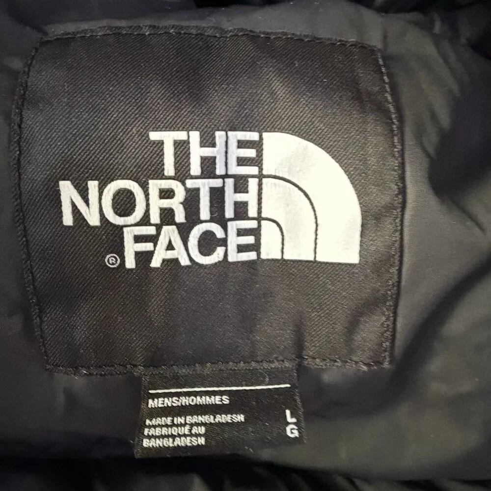 The North Face 1996 Retro Nuptse Vest Men Size Large Blue Black 700 Down NWT